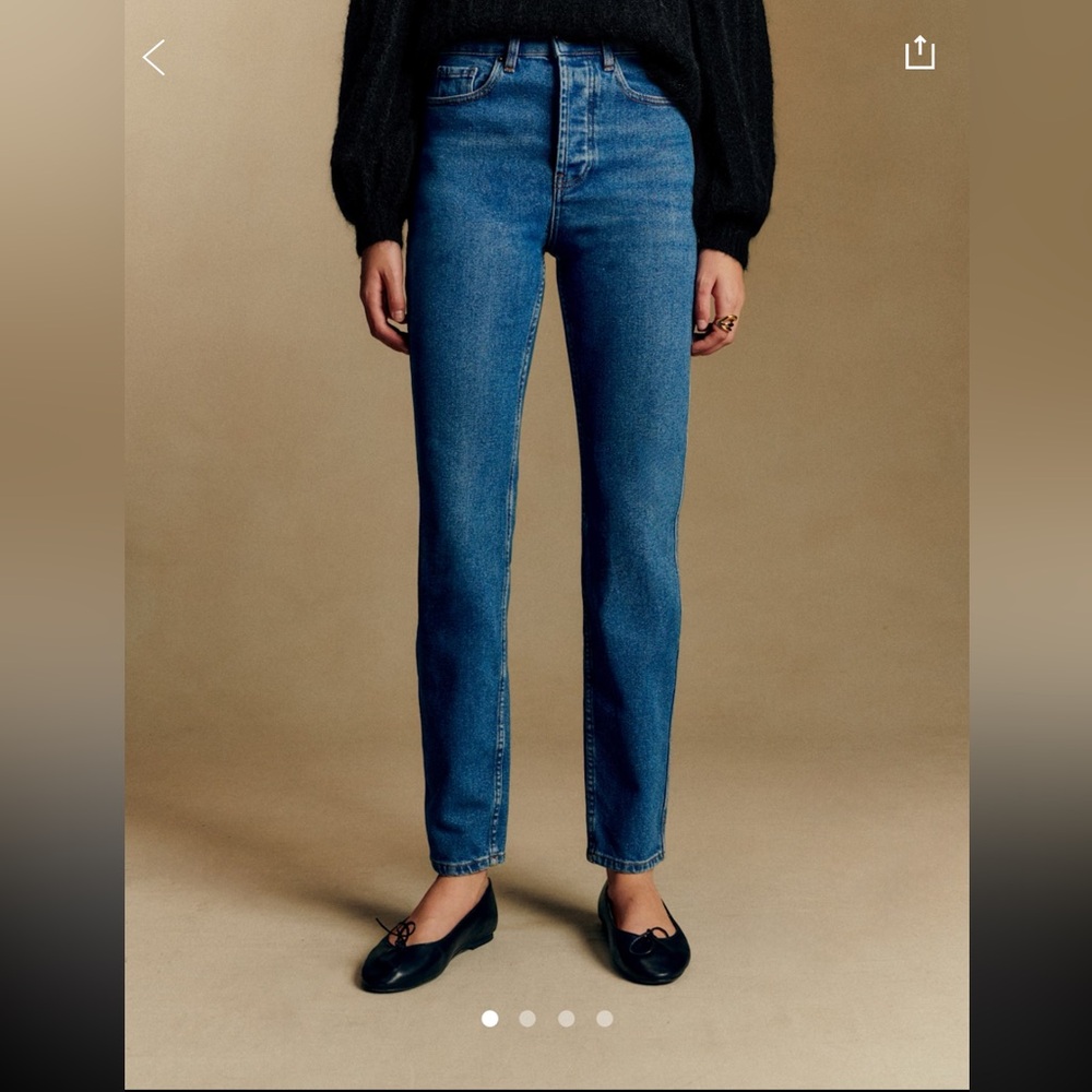 Sezane Brut Sexy Denim Blue - Size 8